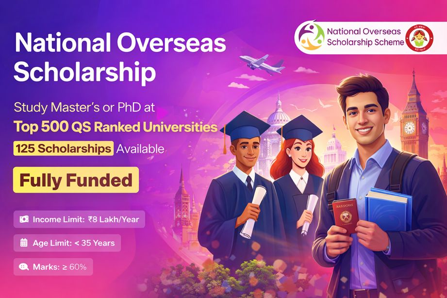 National Overseas Scholarship – Fully Funded Study Abroad Program